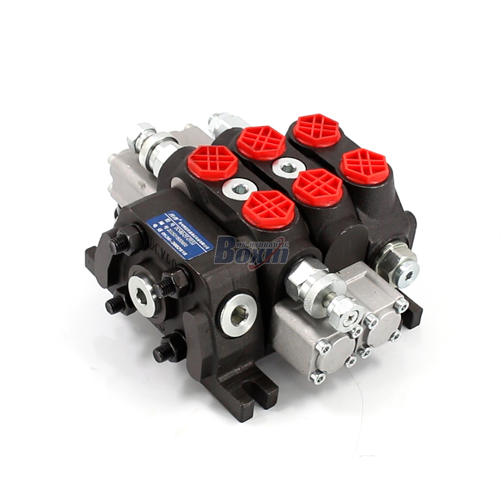 DCV60-FZJ Ручное 2 золотника Секционный направляющий клапан image