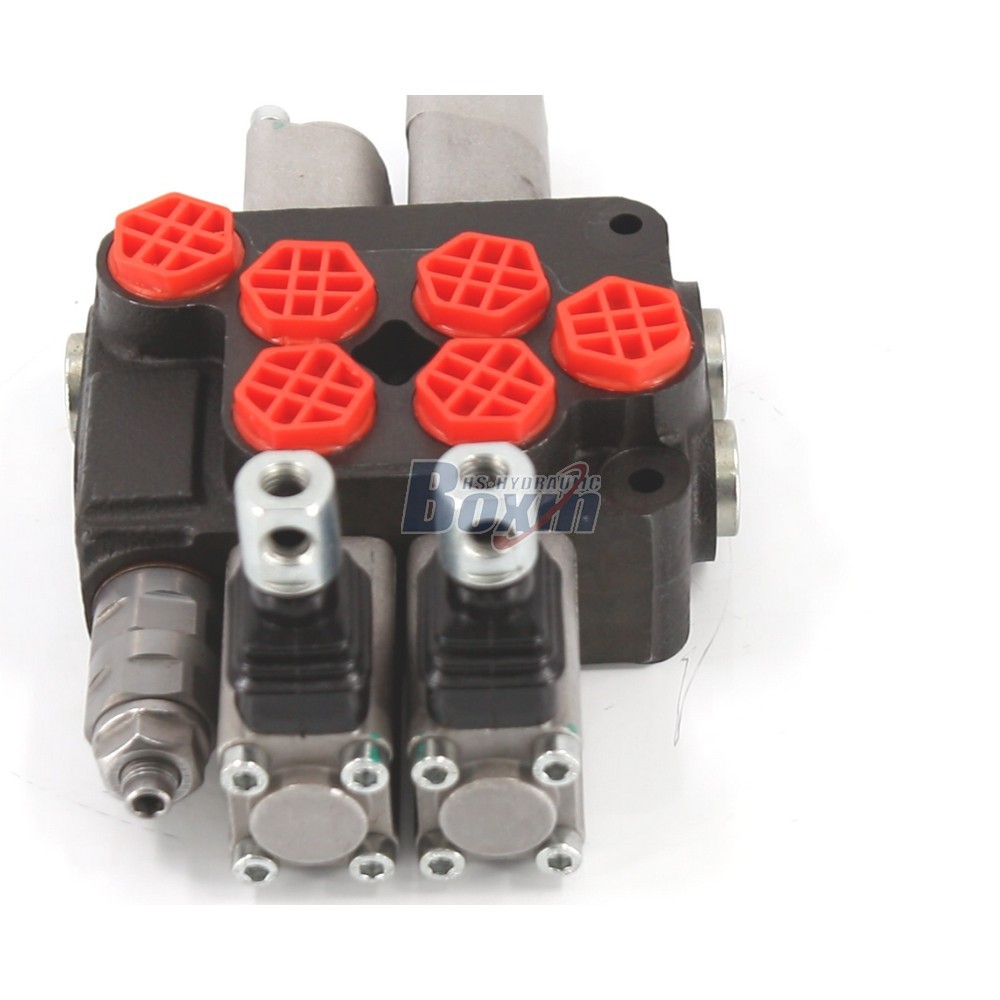 DCV20 Manual 2 Spool Monoblock Valve Direct from Hydraulic Factory detail image