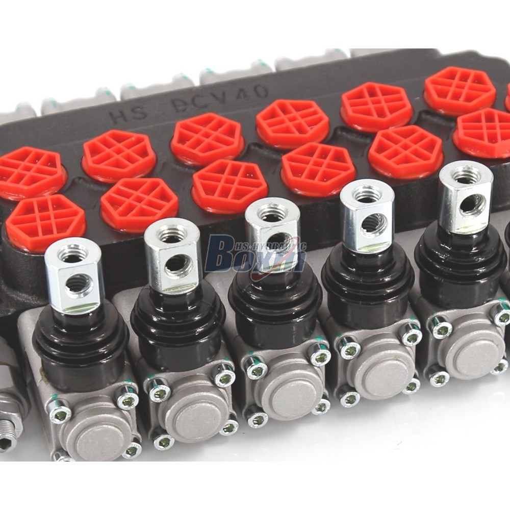 OEM and Custom DCV40 Manual 6 Spool Monoblock Directional Valve Solutions detail image