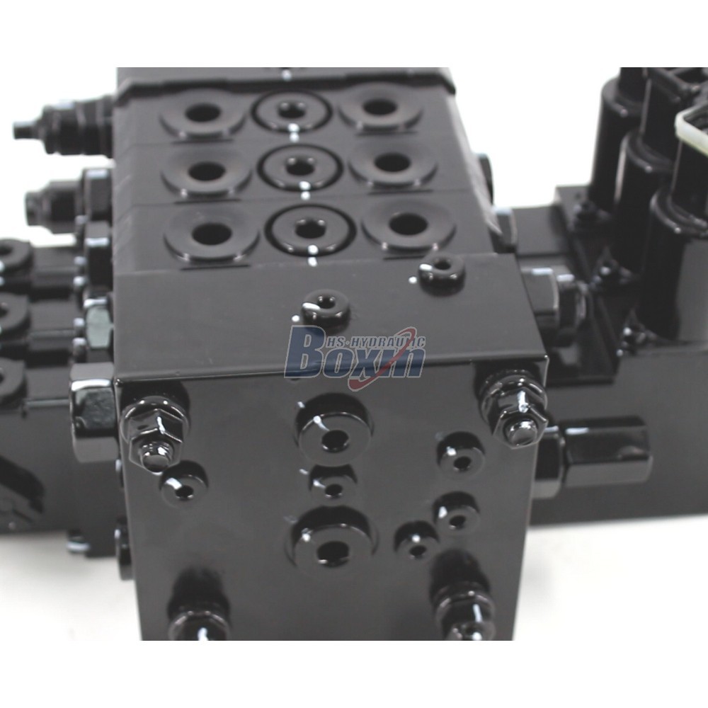 OEM/ODM Services for DCV55 Electro-hydraulic 3 Spool Sectional Directional Valve and Custom Labeling detail image