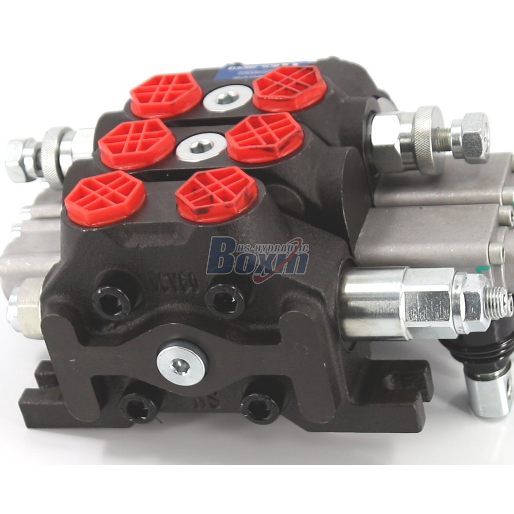 Sectional Control Valve DCV60-FZJ 2 Spool Manual Directional Control Valve detail image
