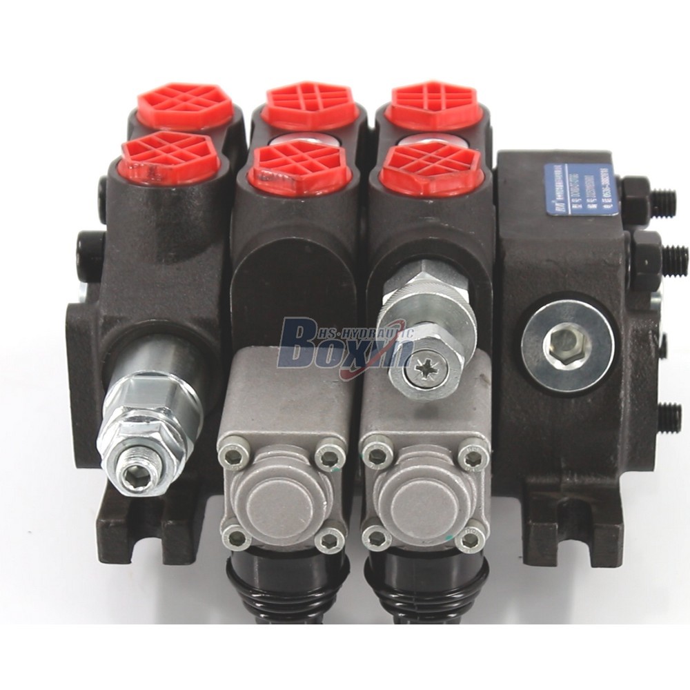 DCV60-FZJ Series Hydraulic Directional Control Valve 2 Spool Sectional Valve detail image