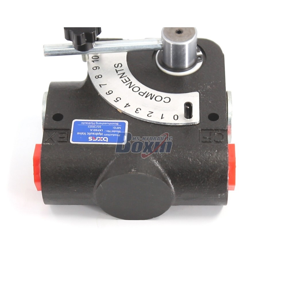 China Manufacturer LKF60-WAQF Hydraulic 1 Spool Flow Control Valve detail image