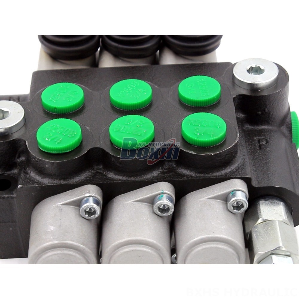 3-Spool Hydraulic Directional Valve - P40-U34-OT Series | Wholesale & OEM detail image