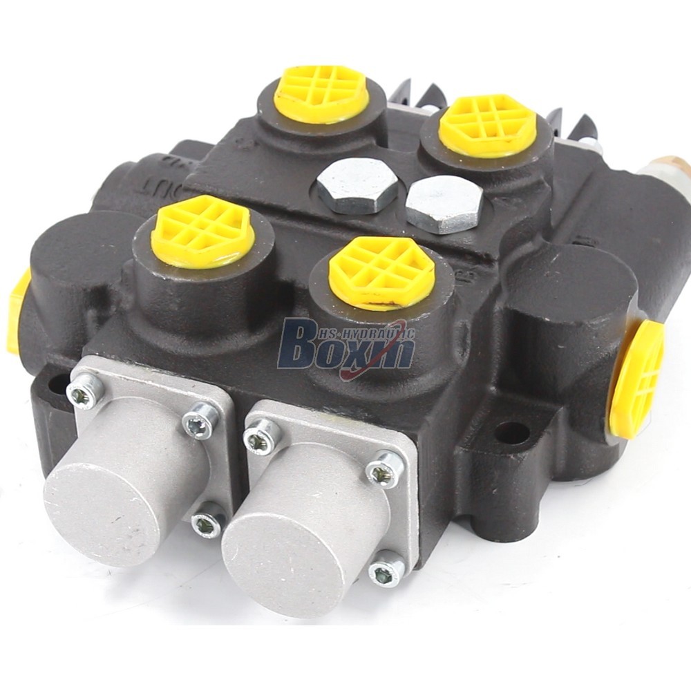 OEM ODM Custom Service RD5200NPT-2OT Manual 2 Spool Hydraulic Control Valve detail image
