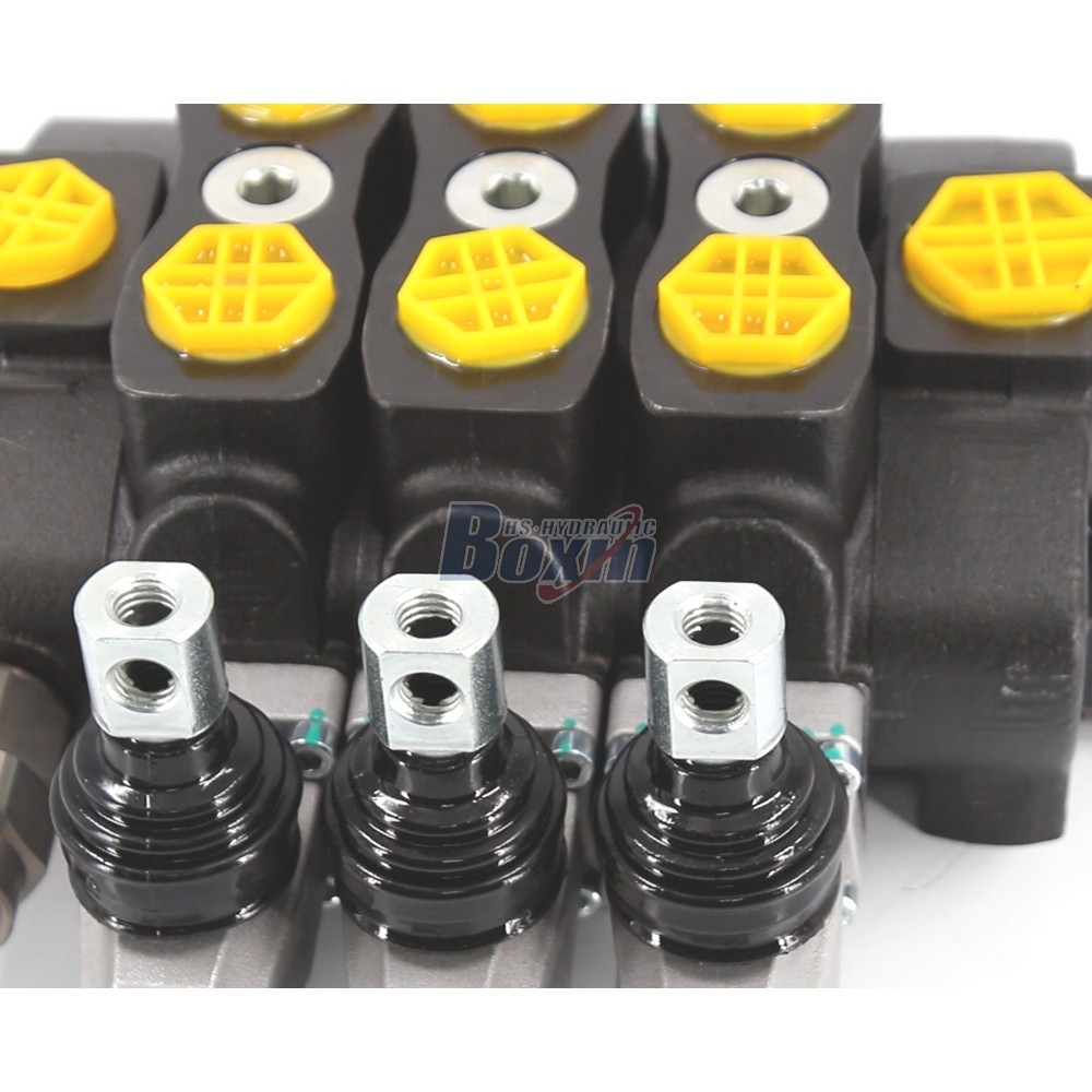 SD8 Manual 3 Spool Sectional Directional Valve for Hydraulic Systems detail image