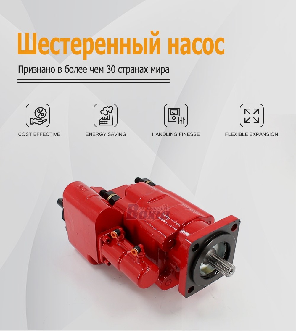 Durable C102-AS-25-H 100 cc/rev Hydraulic Gear Pump for Heavy Equipment