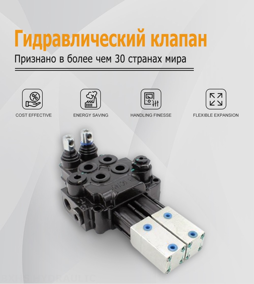 DCV40 Пневматический 2 катушки Моноблочный направляющий клапан