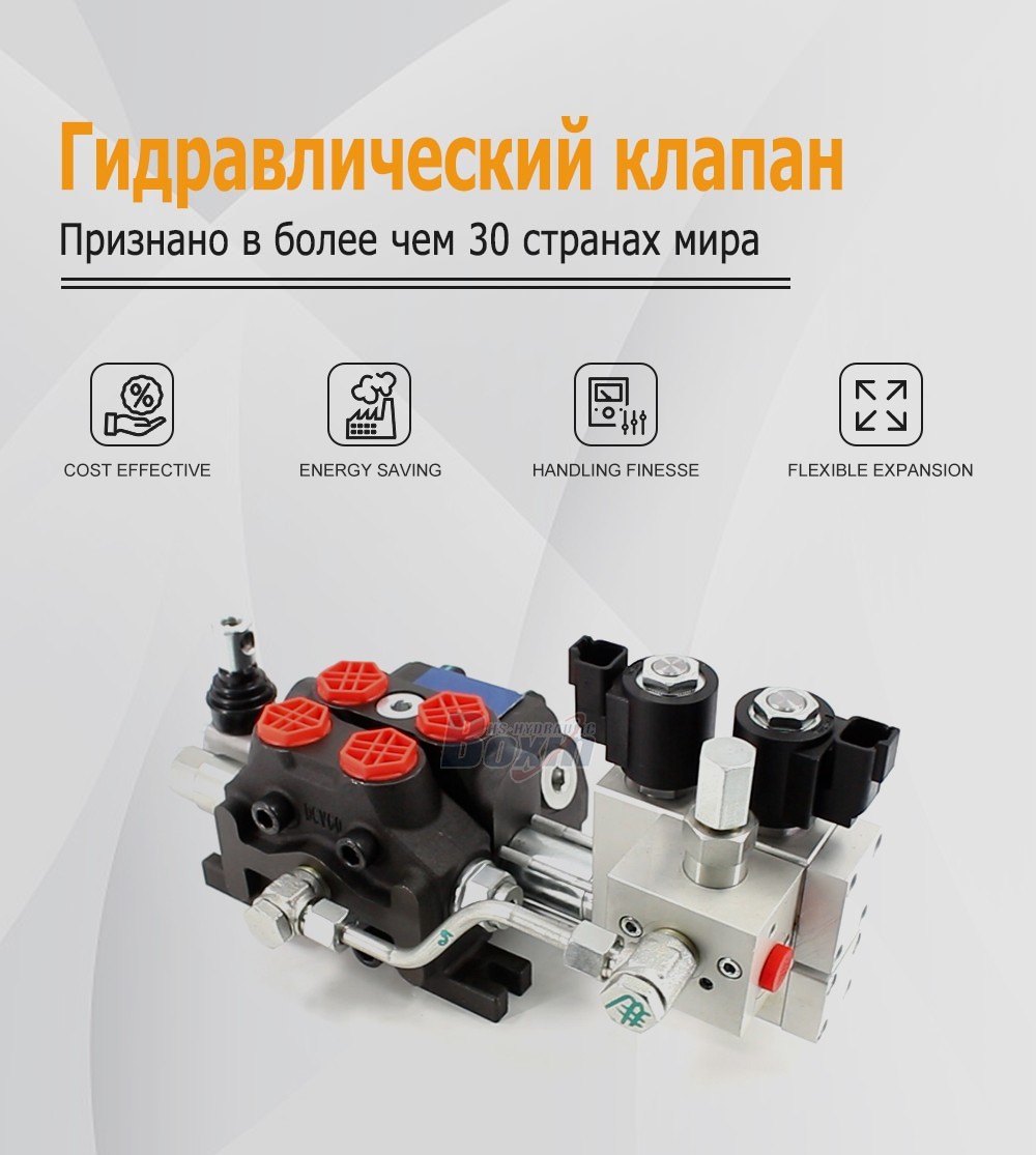 Hydraulic DCV60 1 Spool Electro-hydraulic Sectional Control Valve