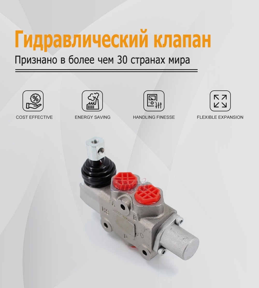 Industrial DF5-DKL 1 Spool Multi-Way Manual Flow Control Valve