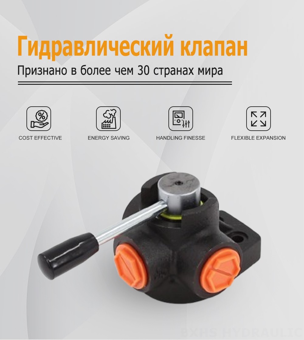 HSDV33 Ручное 1 катушка Клапан перенаправления потока