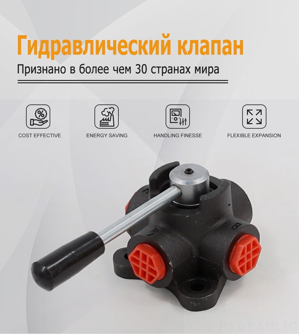 HSDV34 Ручное 1 катушка Клапан перенаправления потока