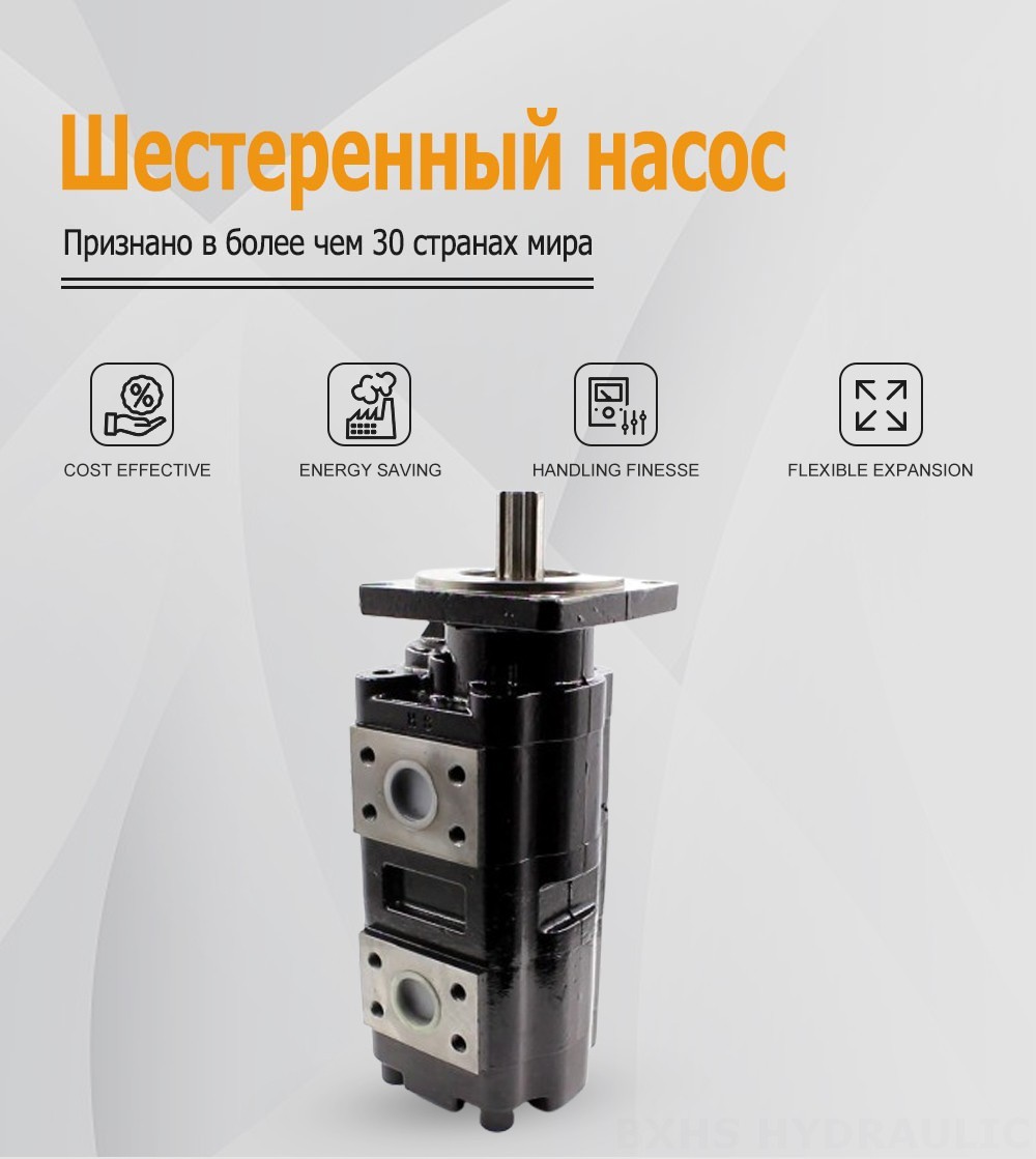 JHP2080-2080 80 см³/об Гидравлический шестерёнчатый насос