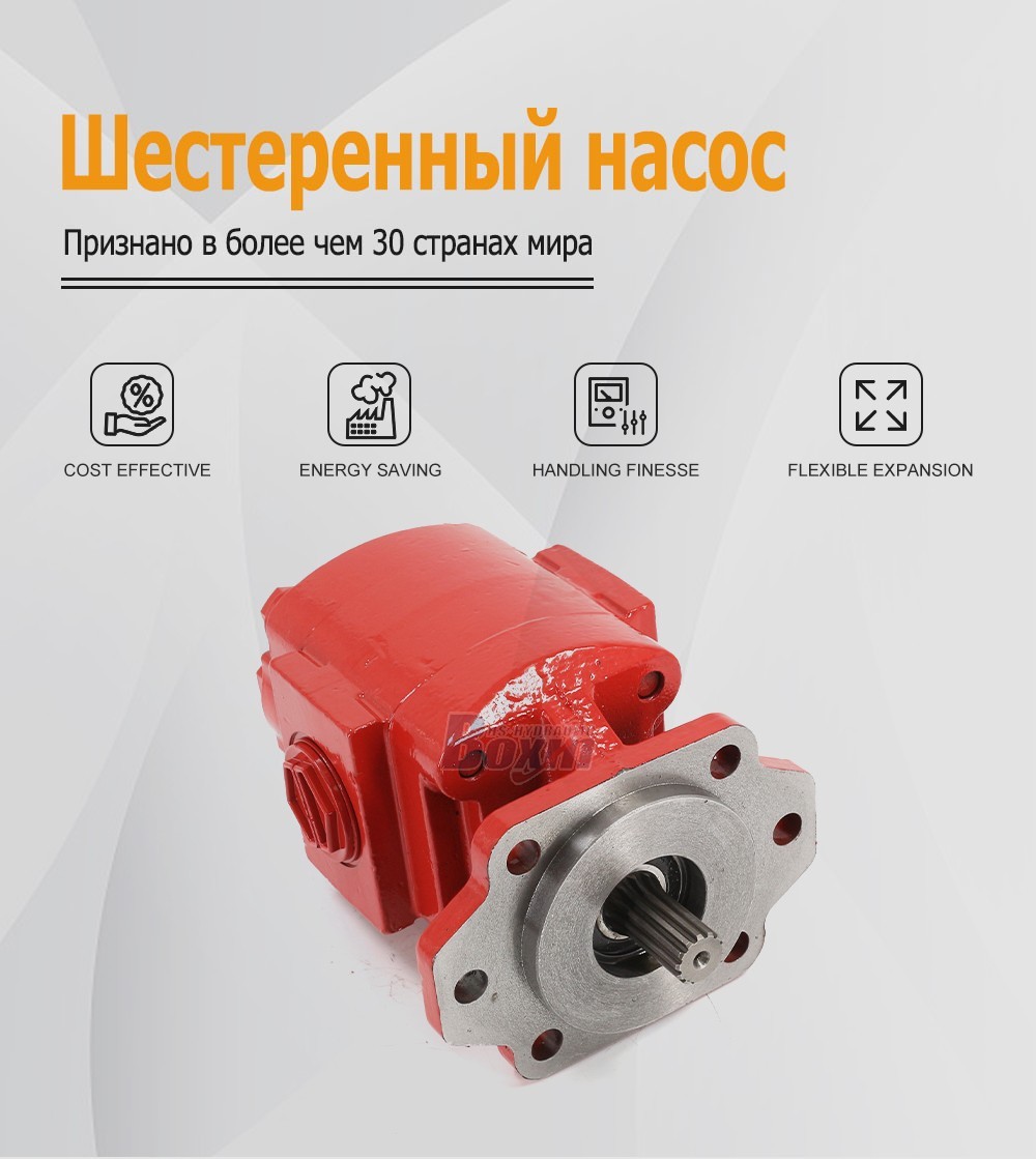 High Performance P21A646JEAL20-25-H 64.6 cc/rev Hydraulic Gear Pump Supply