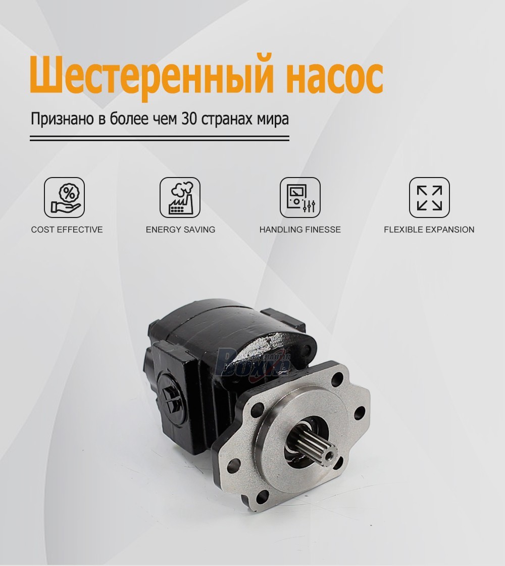 P21A646JEAL20-25 64.6 cc/rev Hydraulic Gear Pump for Industrial Machinery