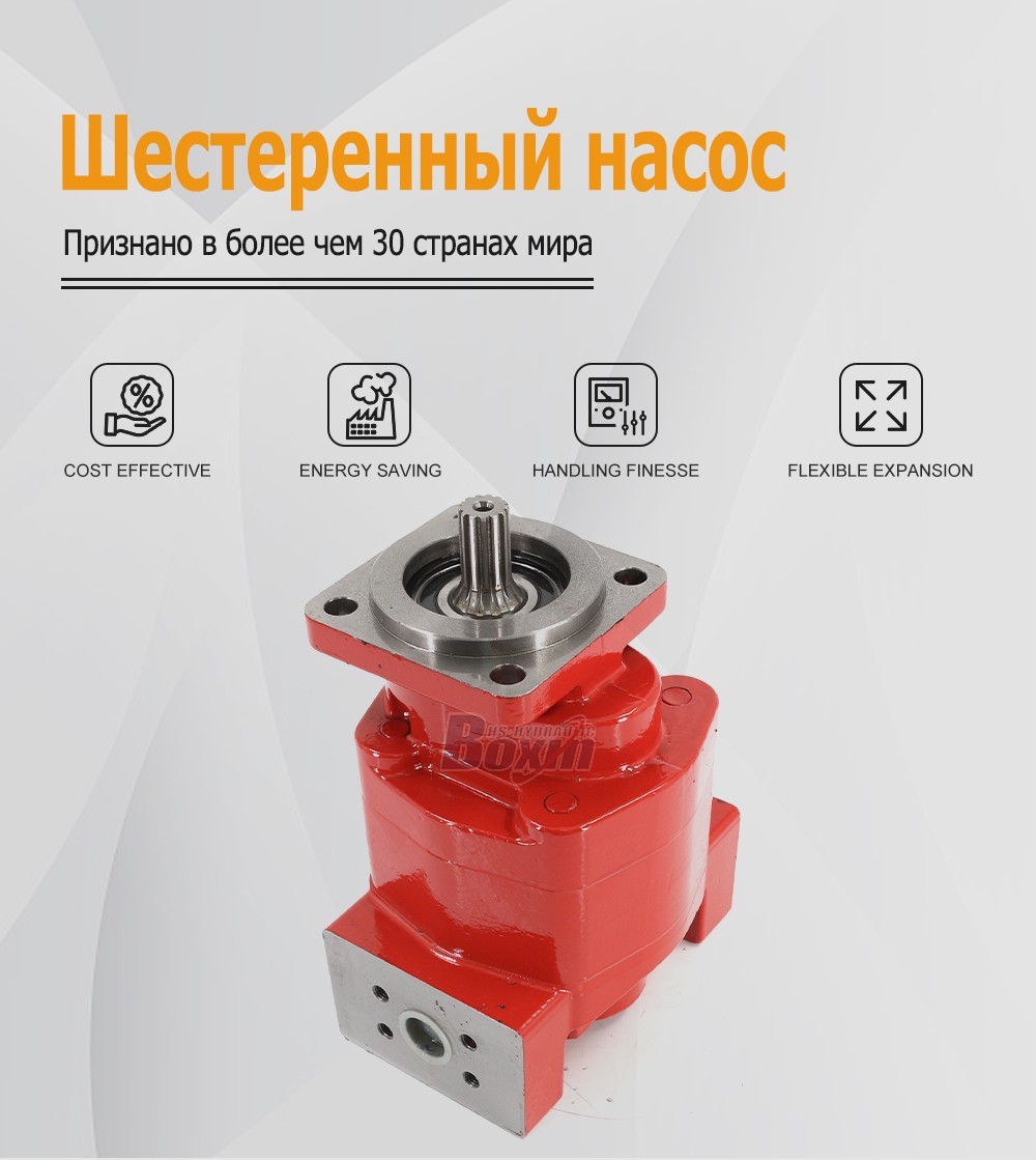 OEM ODM Custom Service for P350A542KEAB25-25R 104.5 cc/rev Hydraulic Gear Pump Manufacturing