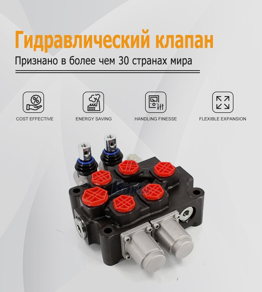 Q75 Manual 2 Spool Monoblock Valve for Mobile Hydraulics