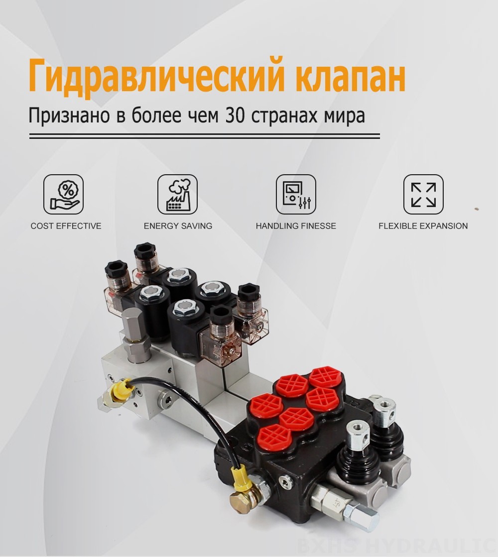 SD5 Электрогидравлический 2 катушки Моноблочный направляющий клапан