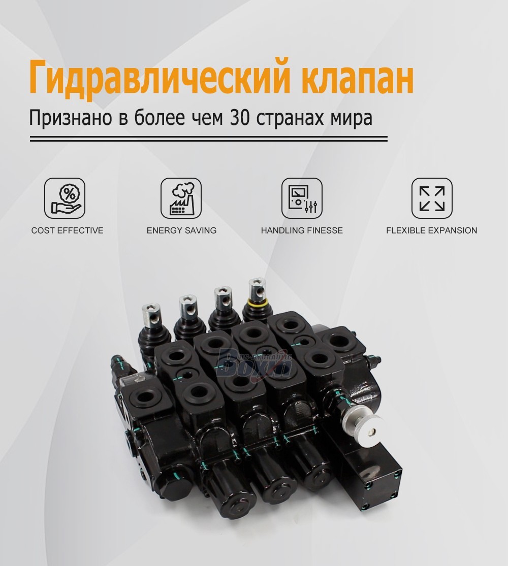 Sectional Directional Control Valve SD8-OTAMW 4 Spool Manual Operation