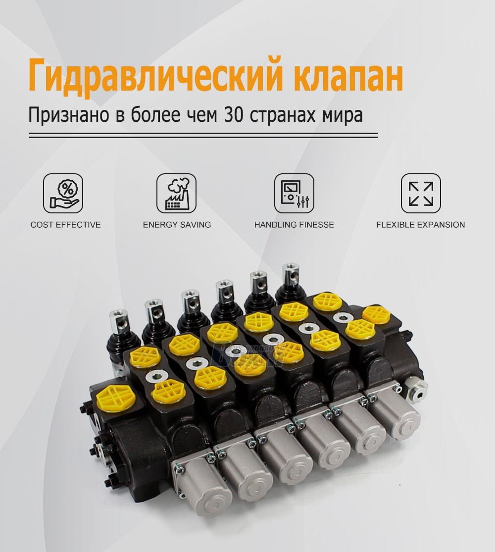 Industrial Grade SD8 Manual Sectional Hydraulic Valve