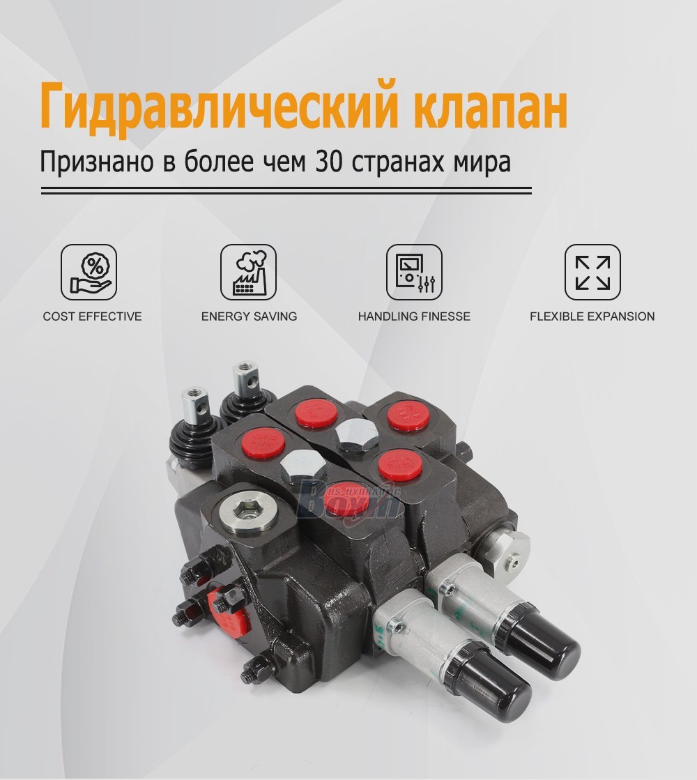 Durable SDS180T-2CB-OT 2 Spool Sectional Valve for Global Hydraulic Applications