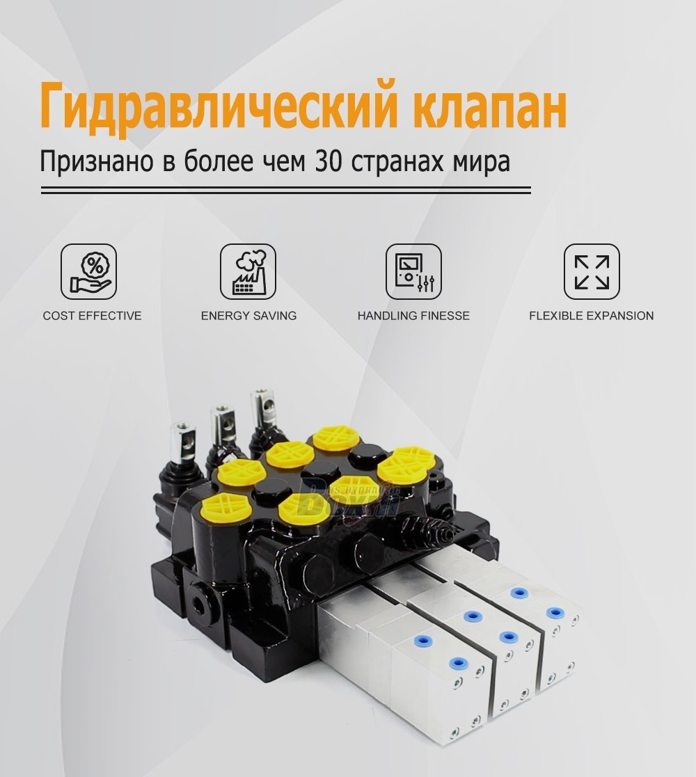 OEM and Private Label Services for WZF-125 3 Spool Monoblock Valves