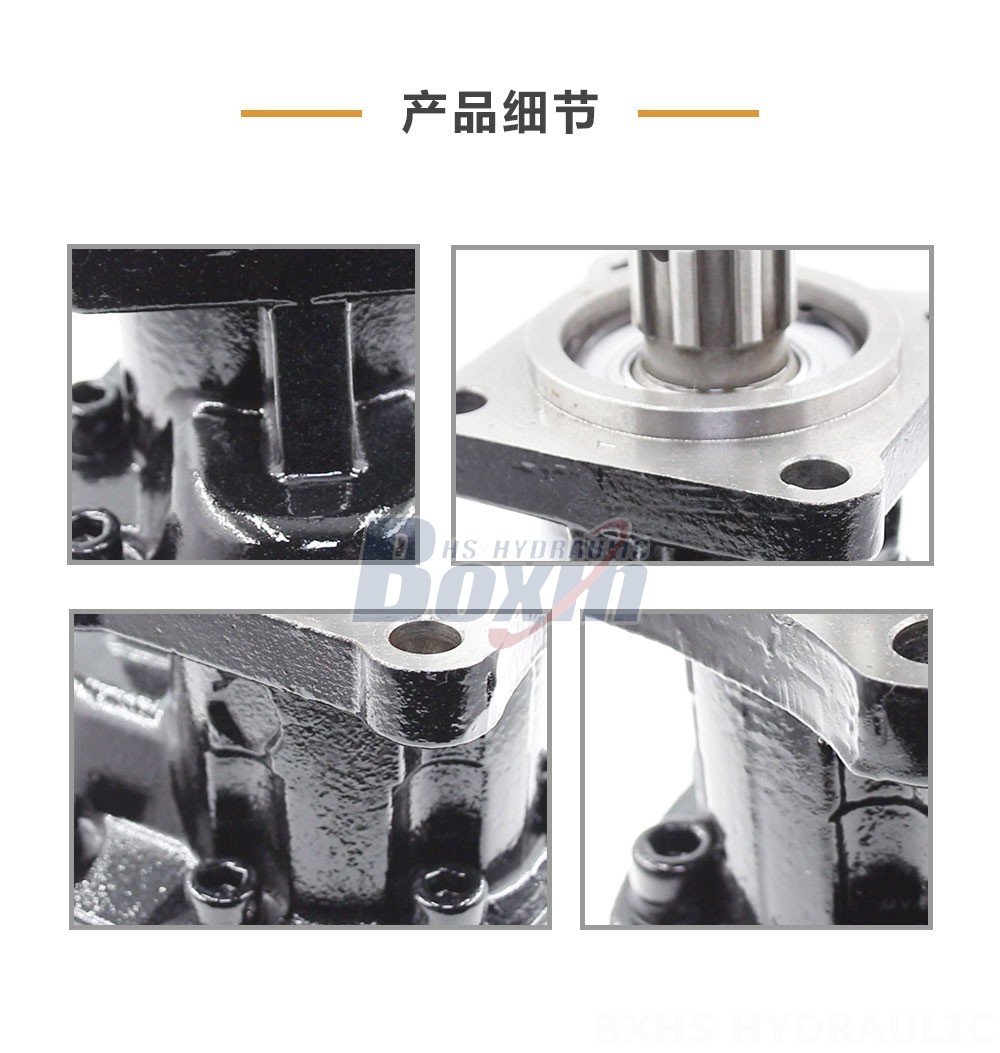 CBHST1-ISO-80 80 毫升/转 20 MPa (2900 psi) 液压齿轮泵