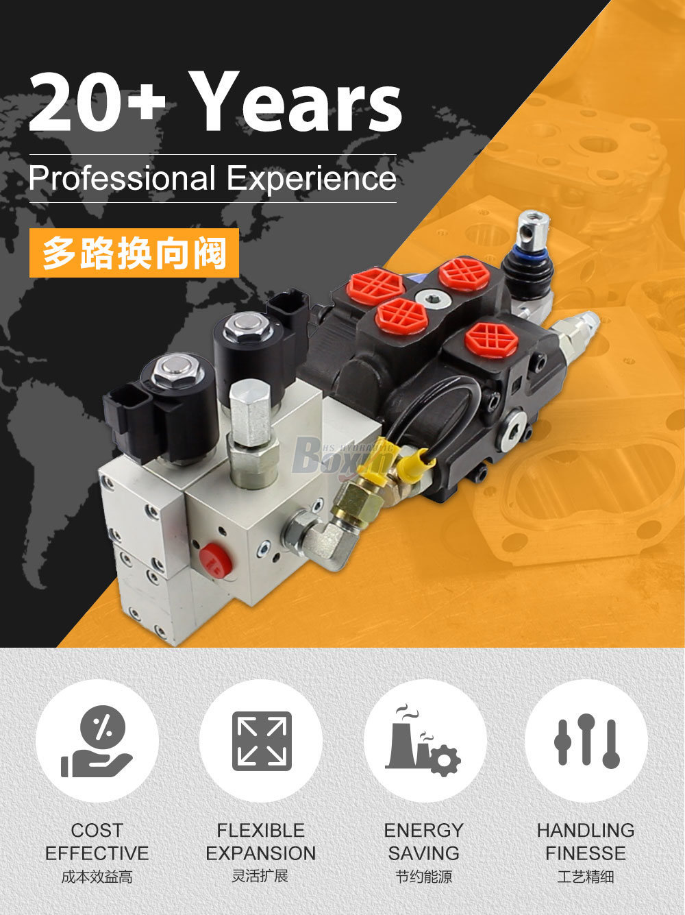 SD8 电液控 1 联 分片式换向阀
