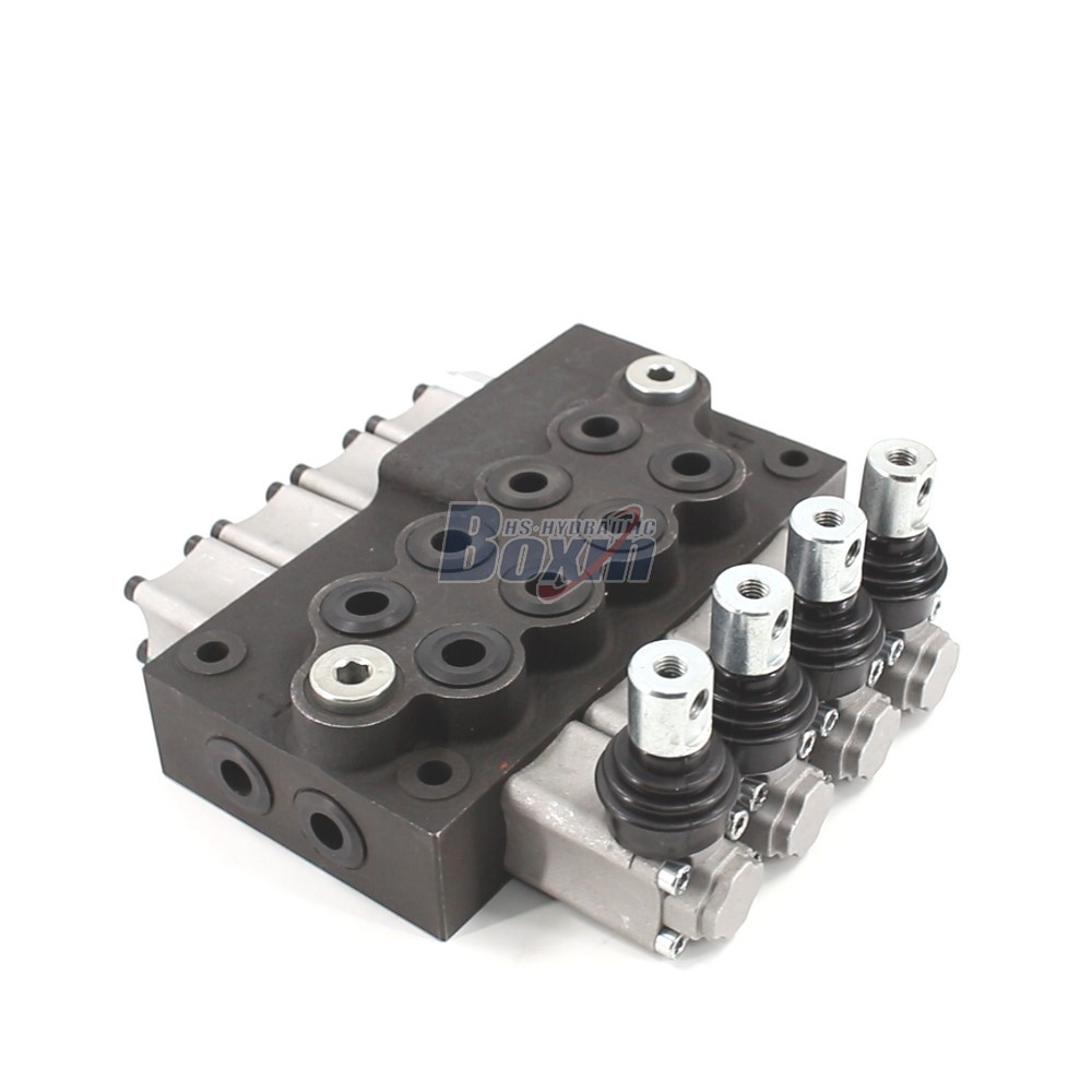 Sourcing HS45 Manual 4 Spool Monoblock Directional Valve from Manufacturer main image