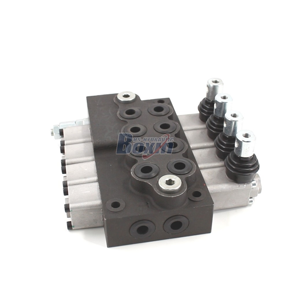 Sourcing HS45 Manual 4 Spool Monoblock Directional Valve from Manufacturer main image