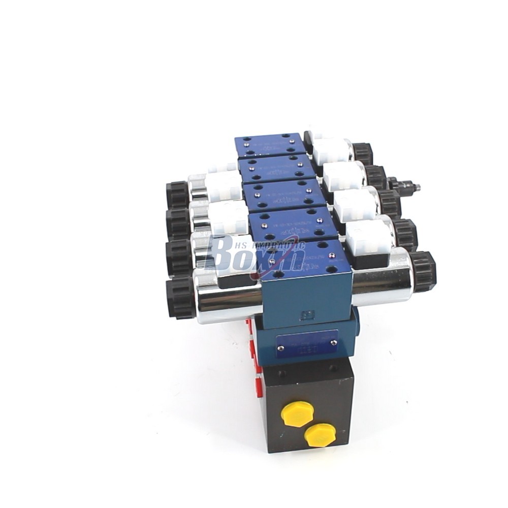 Professional Manufacturing of HSBS06 6 Spool Solenoid Valves main image