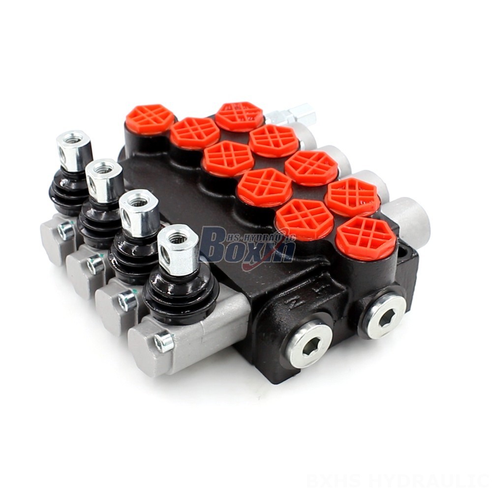 P40-G12-G38-4OT Manual 4 Spool Monoblock Directional Valve: Manufacturer & Supplier main image
