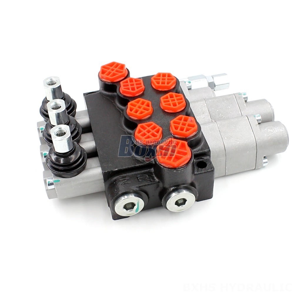 P40-G12-G38-OT-2QTW 3-Spool Hydraulic Directional Valve | Factory Direct & Customizable main image