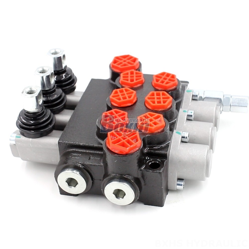 Monoblock Directional Valve Manufacturer | P40-G38-G12-OT-OT-OT 3-Spool Valve main image