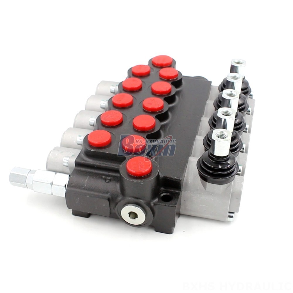 P40-U34-U68 Manual 5 Spool Monoblock Directional Valve | Factory Direct cover photo