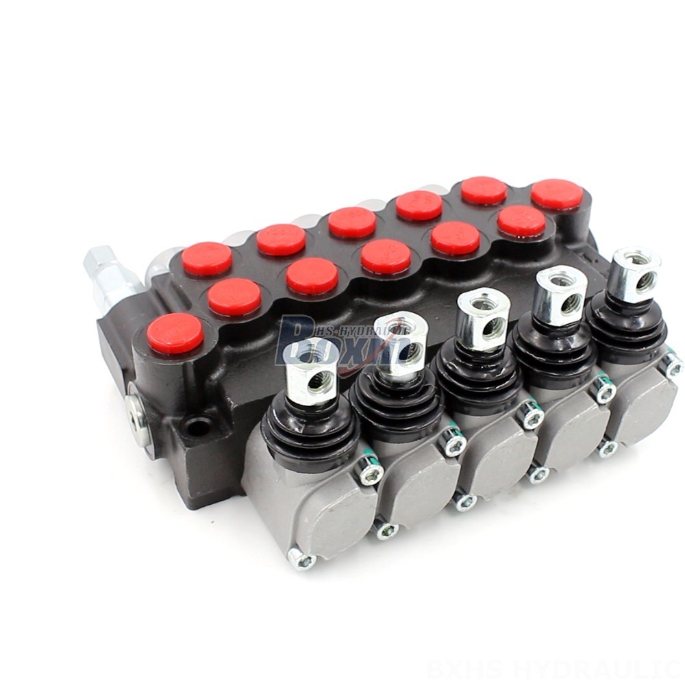 P40-U34-U68 Manual 5 Spool Monoblock Directional Valve | Factory Direct main image