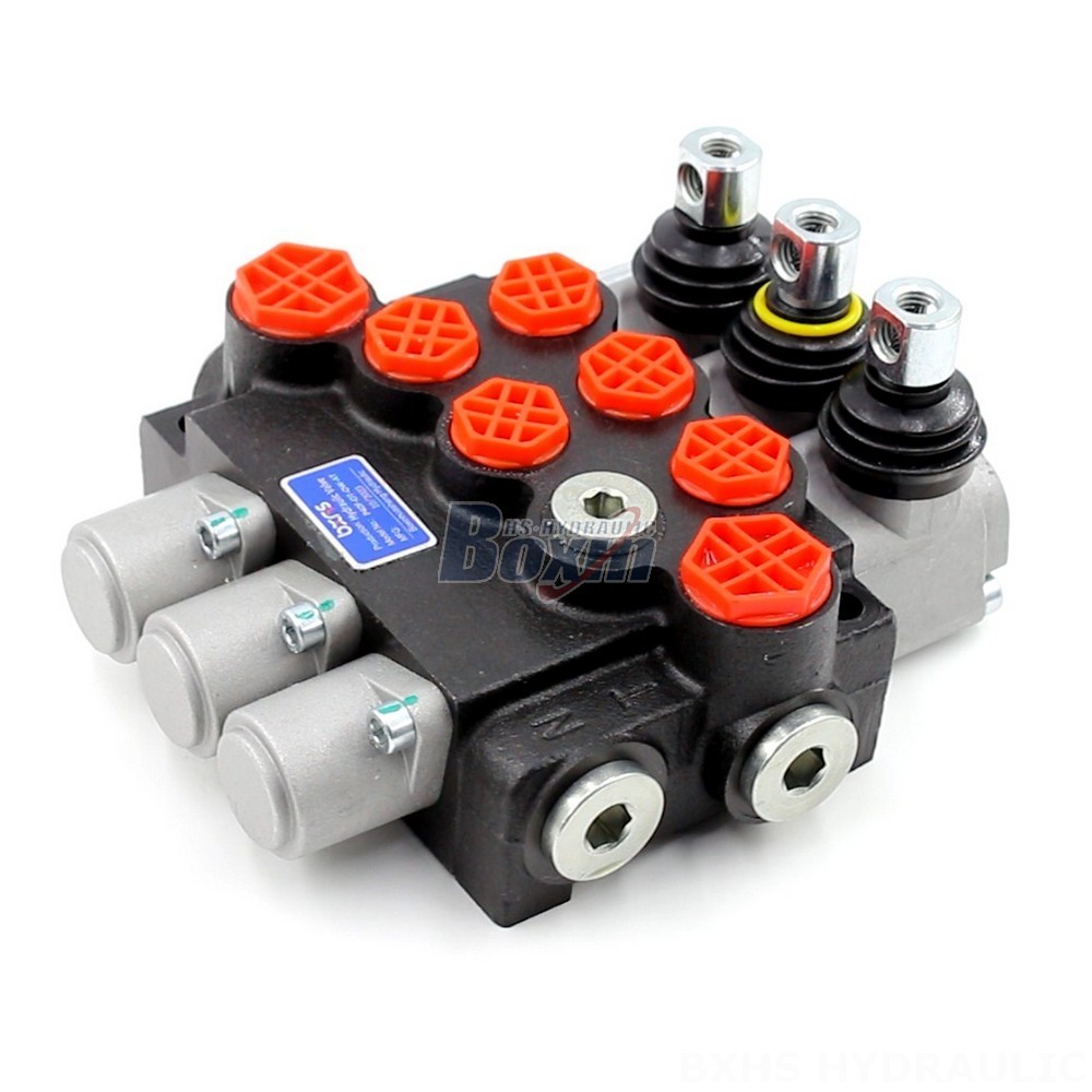 Manufacturer Wholesale Prices for P40 Manual 3 Spool Monoblock Directional Valve main image