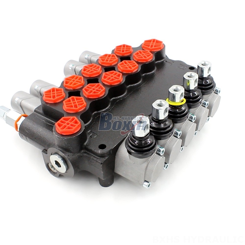 P80-G34-G12-2OT-YW-2OT Manual 5 Spool Monoblock Directional Valve | Manufacturer main image