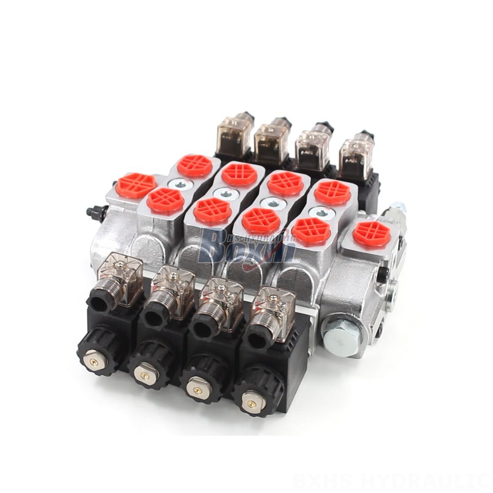 SD8 Solenoid 4 Spool Sectional Directional Valve - Factory Direct cover photo