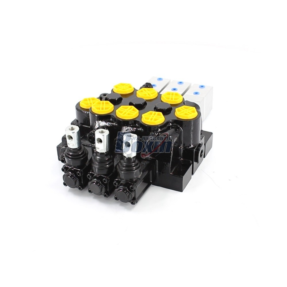 WZF-125 3 Spool Hydraulic Directional Valve with Manual Override main image