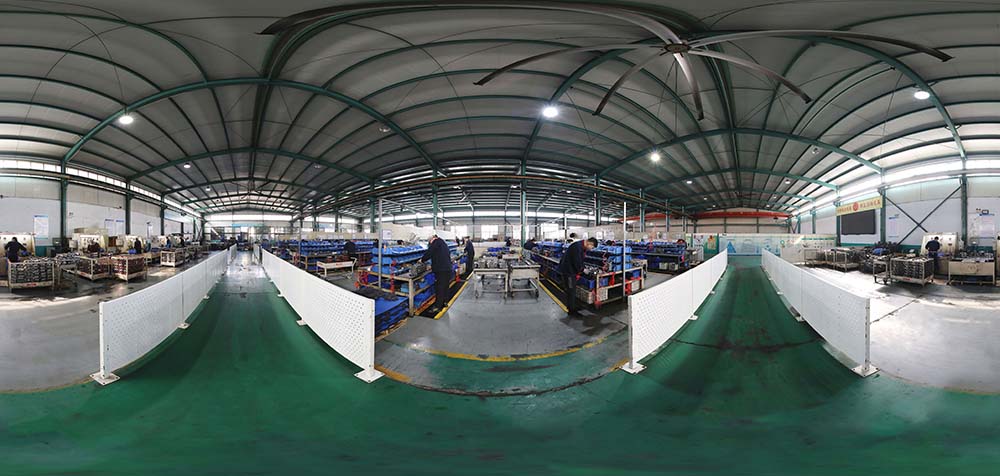360° панорамный вид завода Boxinhuasheng Hydraulic