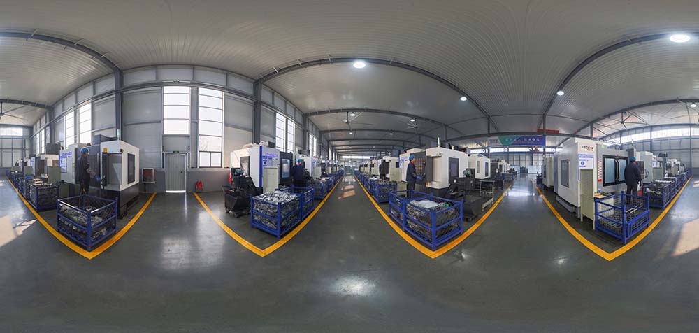 360° панорамный вид завода Boxinhuasheng Hydraulic