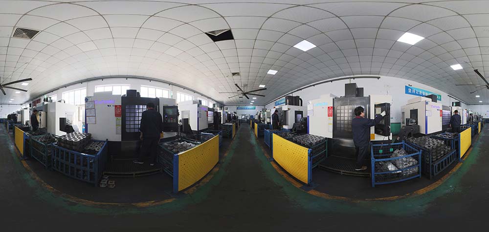 360° панорамный вид завода Boxinhuasheng Hydraulic