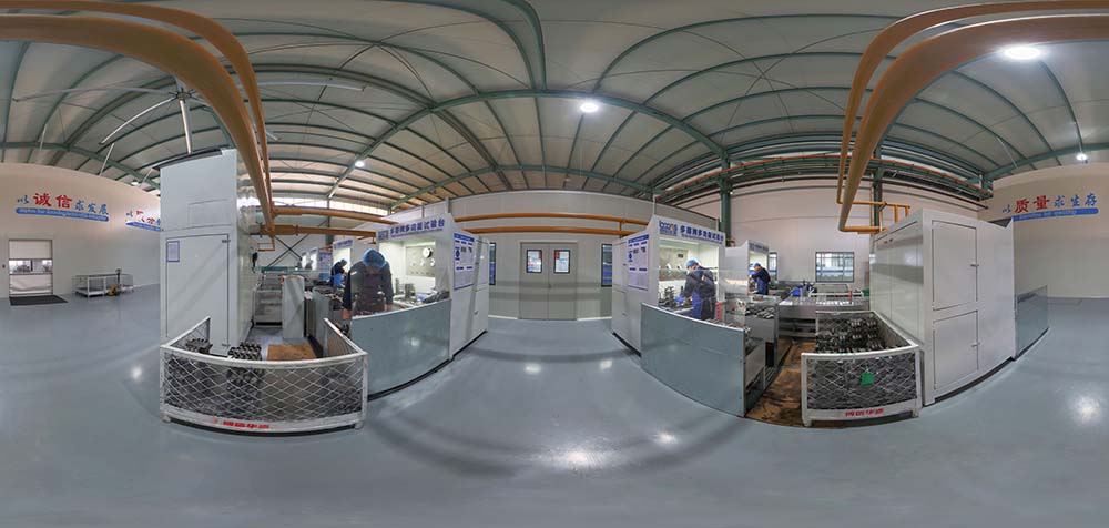 360° панорамный вид завода Boxinhuasheng Hydraulic