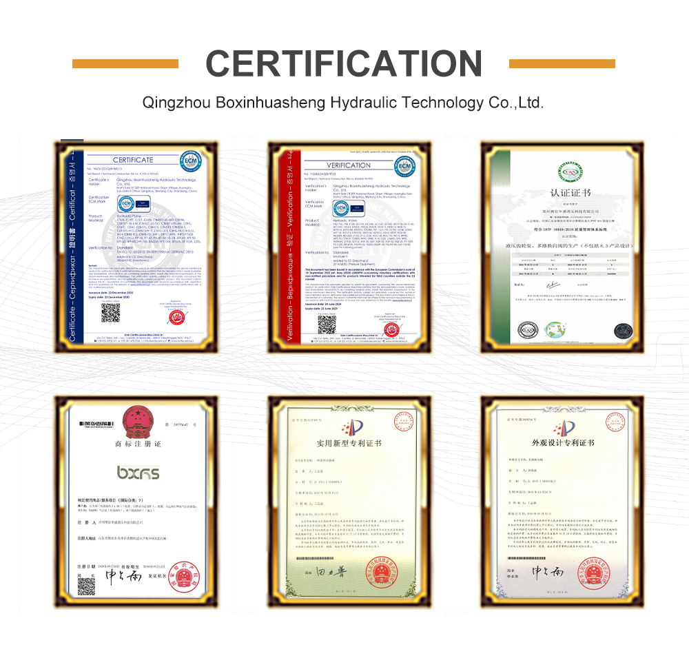 BKQF34S-CQL Pneumatic 1 Spool Pneumatic Control Valve certification image